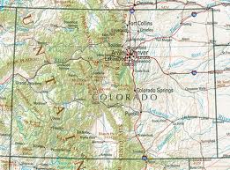 Colorado PI license test map